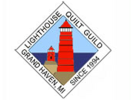 Lighthouse Quilt Guild logo, Grand Haven, MI.
